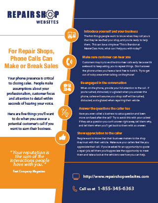 Preview of Phone Calls Can Make or Break Sales PDF