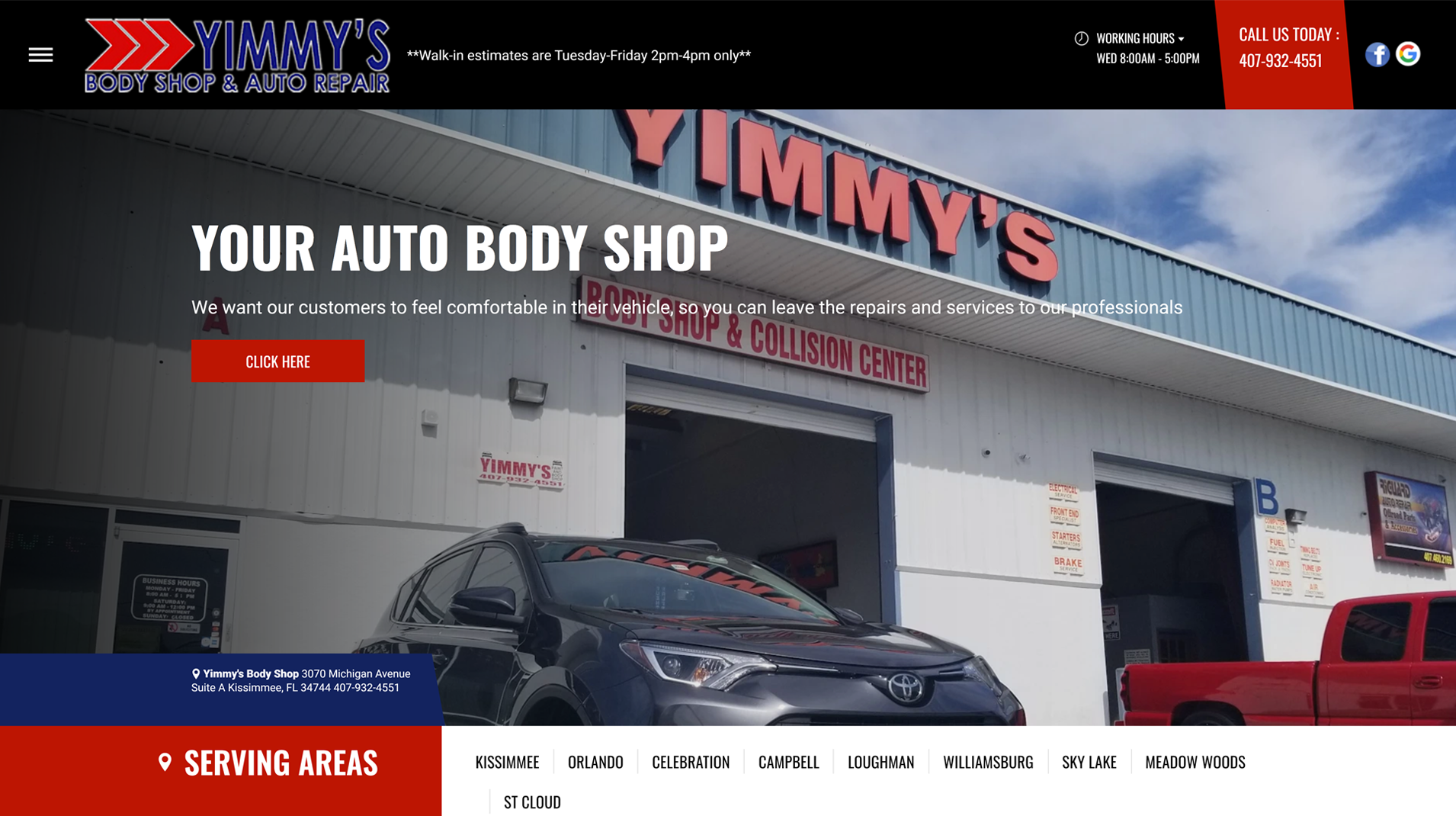 Design 14.2 Yimmy's Body Shop Repair Shop sites