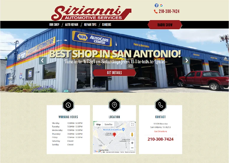 Design 7.2 Sirianni Automotive Services