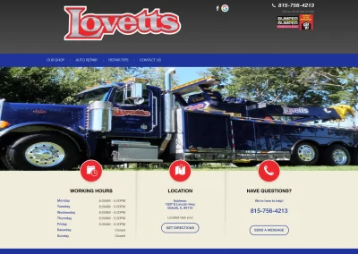 Design 8.2 – Lovetts Towing