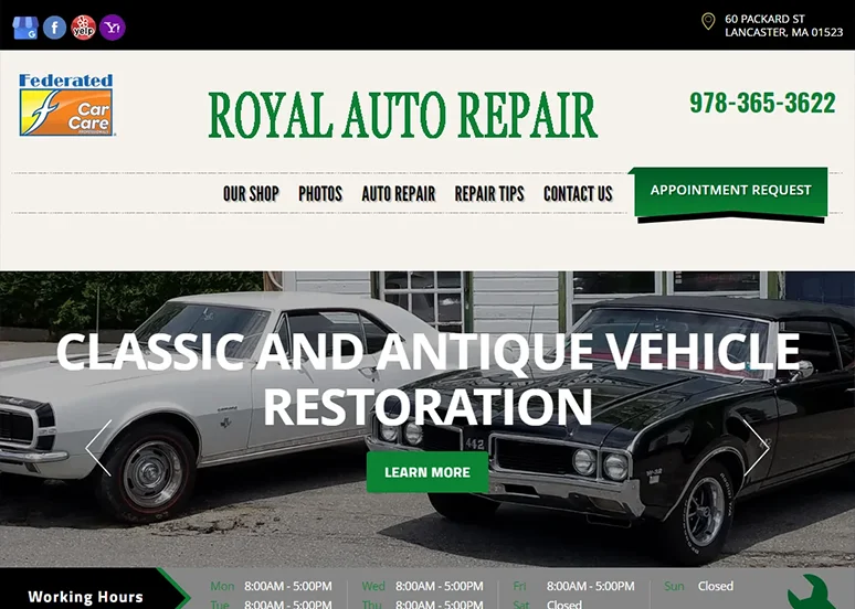 Design 9.1 Royal Auto Repair