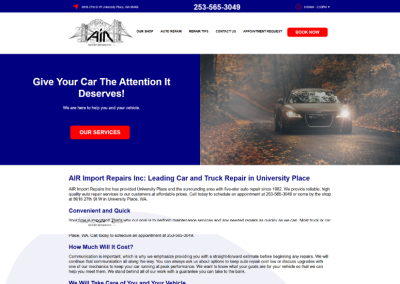 Design 16.1 – AIR Import Repairs Inc